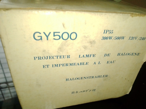 Lámpara Reflector Impermeable Halógeno S /b Exterior 500w