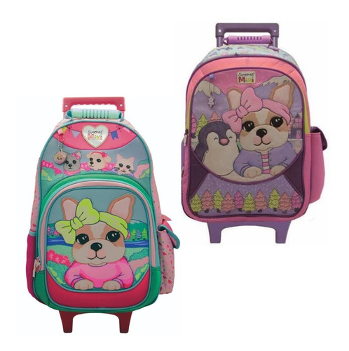 Mochila Simones Carrito Grande 18p Sofia Unicornio Ct Mmk Si