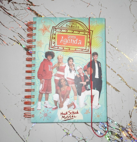 Agenda High School Musical De Colección Con Stickers Y Regla