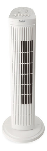 Ventilador de torre Kalley K-TF60 con 1 palas de Plástico estructura color blanco, 81.2cm de diámetro