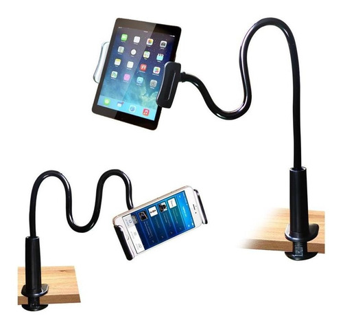 Suporte Universal Celular Articulado Pescoço Ganso Mesa Cama