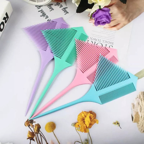 Para Peine En Forma De Embudo Para Mechas, 3 Piezas Color