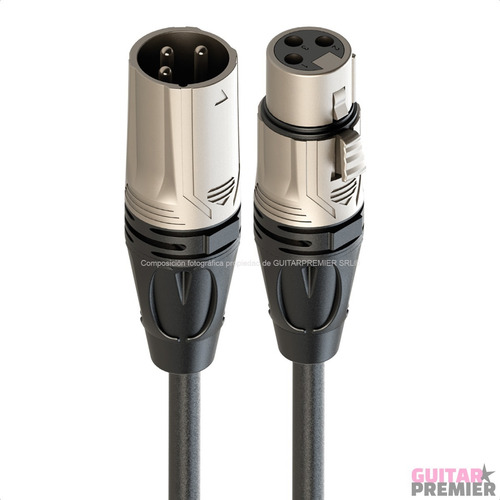 Cable Micrófono Canon Canon Xlr Dmx 10m Balanceado Reforzado