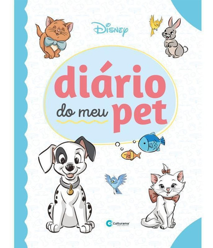 Livro Diario Do Meu Pet - Disney