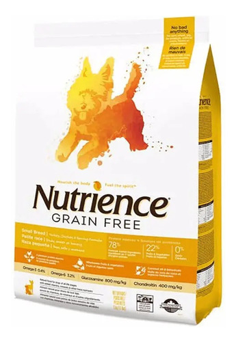 Alimento Nutrience Grain Free Perro Raza Pequeña 5kg - Ar