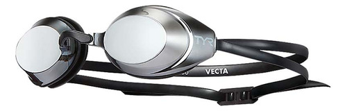 Gafas de natación Tyr Vectra Racing con espejo, color negro