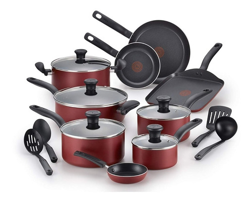 Batería De Cocina T-fal B167si Antiadherente 18 Piezas