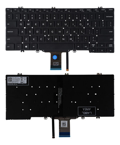 Sunmall Teclado De Repuesto Compatible Con Dell Latitude