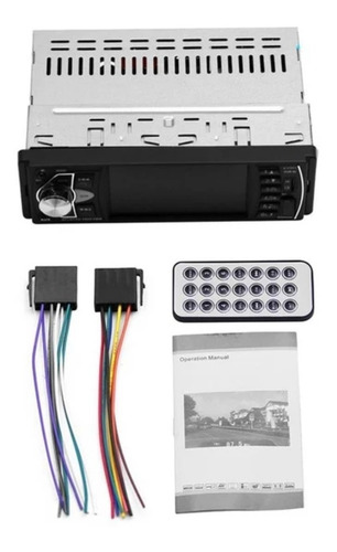 Imagen 7 de 7 de Radio Multimedia Pantalla 4.1 1 Din Con Camara De Reversa