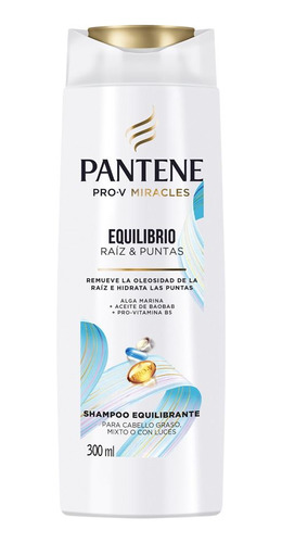 Shampoo Pantene 300 Ml Equilibrio Raiz Y Puntas