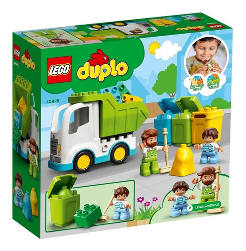 Imagen 2 de 4 de Lego® Duplo - Camión De Residuos Y Reciclaje (10945)