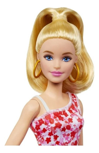 Barbie Fashionista #205 Rubia Vestido Floreado