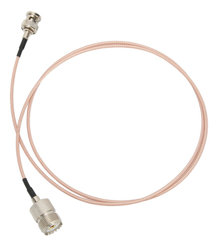 Cable Coaxial Macho Uhf So239 A Bnc Para Aficionado Bidirecc