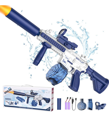 Pistola De Agua Eléctrica Hugeway Con Flash De 10 M De Alcan