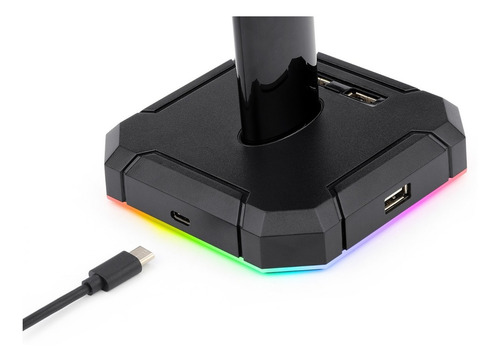 Imagen 7 de 10 de Base Auriculares Redragon Scepter Pro Ha300 Rgb 4x Usb Gamer