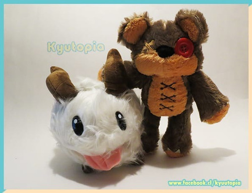 Peluche De Poro + Oso Tibbers (lol) (envio Gratis) 