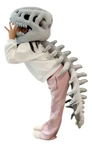 Fantasia Infantil Esqueleto De Dinossauro