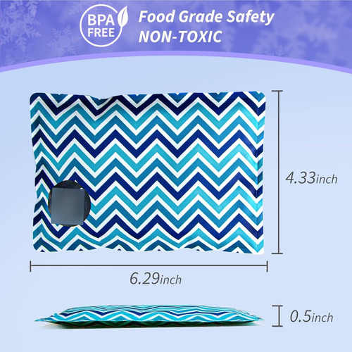Bolsas De Hielo Para Loncheras, Bolsas De Hielo Reutilizable