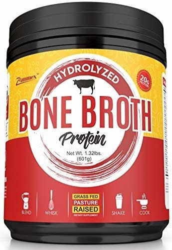 Hydrolyzed Bone Broth Protein Powder - Grass Fed, Pasture R