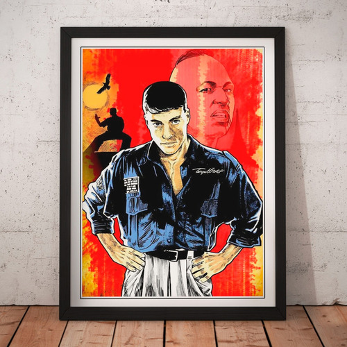 Cuadro Peliculas - Van Damme - Poster Movie Arte