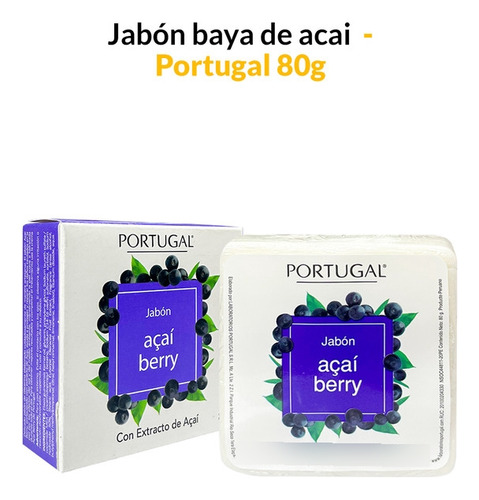 Jabon Baya De Acai 80g - Portugal