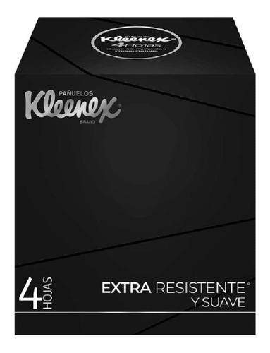 Kleenex Pañuelos Faciales, Elegance Black, Paquete Con 50