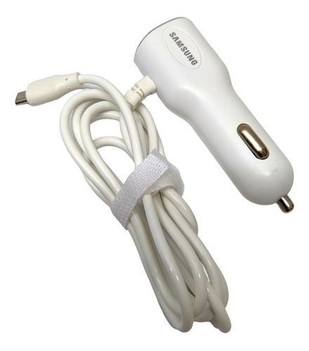 Cargador De Carro Samsung Con Cable Micro Usb