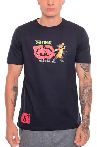 Camiseta Ecko Collab Shrek Masculina J149a-pt0001