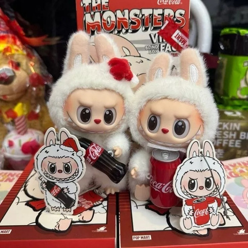 Newnewy, Coca-cola Labubu Macaron Los Monstruos Juguetes For