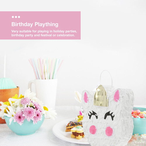 Fiesta Infantil Piñata Smashing Toy Unicorns Piñata Playthin