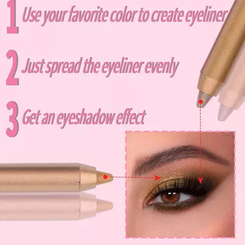 Z Set De Sombras De Ojos Con Delineador De Ojos De 12
