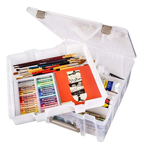 Organizador De Costura Artbin 6899az Super Satchel Doble P