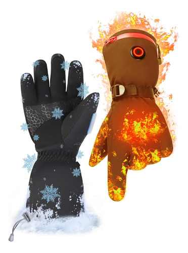 Heated Gloves For Men Women, Rechargeable Electric Heating G