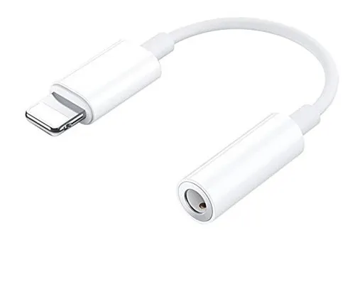 Cable Adaptador Para iPhone A Jack 3.5mm Para Audífonos