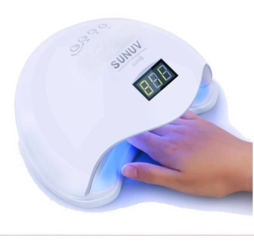 Cabine Secagem Beleza Esmalte Esmalteria Unha Fibra Salão Cor Branco 110V/220V