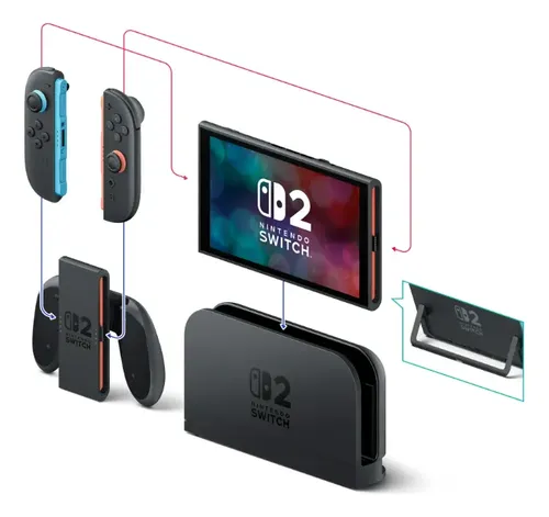 Console Nintendo Switch 2 - Tela 7.9 Touch Screen | Parcelamento