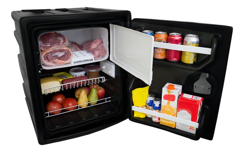 Geladeira Para Caminhão Climatizar Plus P&b 84l Bi Volt Cor Preto 24V