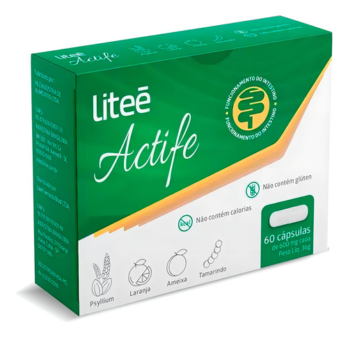 Suplemento Em Cápsulas Liteé Actife 60 Alimentar Vitaminico Em Caixa De 0.24ml