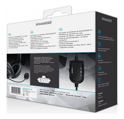 Diadema Gamer X- Talk Para Ps4 Color Negro Marca Dreamgear (Usado)