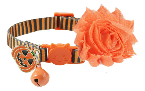 Collar De Gato Con Campanilla Y Calabaza