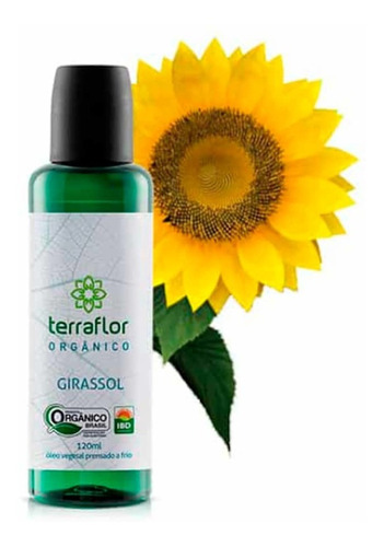 Óleo De Girassol Orgânico 120ml Terra Flor