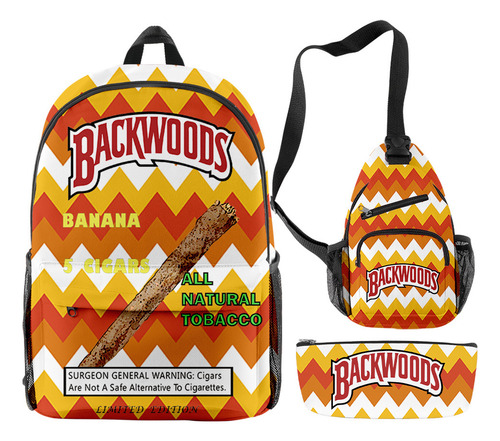 Set De 3 Bolsas Para Tabaco Y Puros Backwoods
