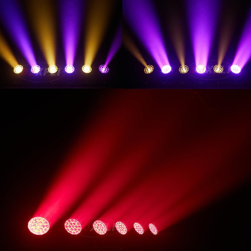 Luz De Dj Led De Escenario, Haz De Zoom, Control De Círculo