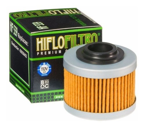 Filtro De Aceite Hiflo Hf559 Bombardier 200 Atv Solomototeam