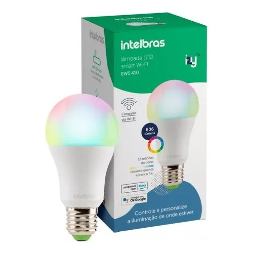 Lâmpada Led Smart Inteligente Alexa Luz Colorida Wifi Ews410