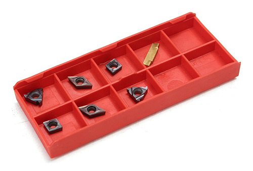 Portaherramientas Cnc Clcr 10 Mm Juego De 7 Piezas Y 7 Inser