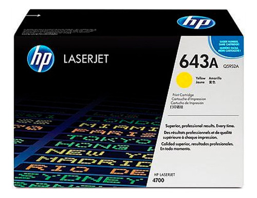 Toner Hp Q5952a (643a) L.j. 4700 / Yellow