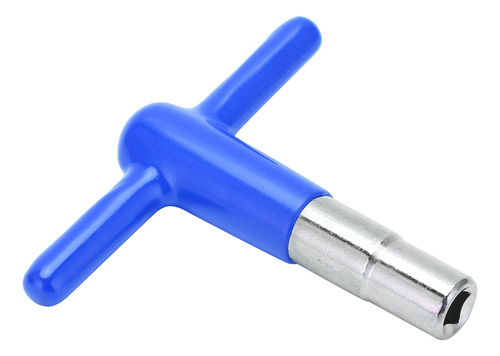 Llave De Tambor Azul En Forma De T Para Afinar Música Con Ma