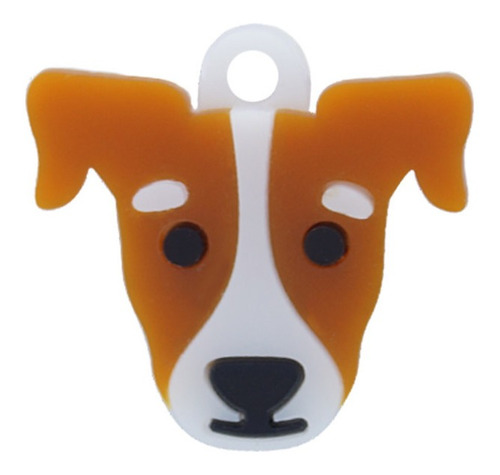 Placa Id Para Perro Fox Terrier. Grabado Incluido