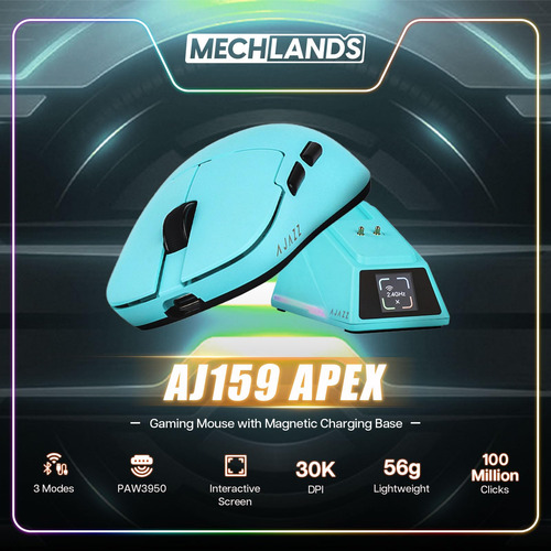 Aj159 Apex Ratón Inalámbrico 30000 Dpi Diseño Mmg
